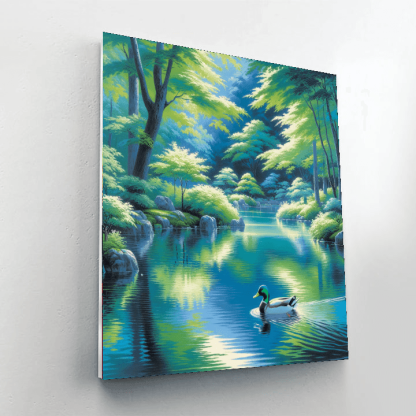 Duck's Pond Harmony Paint By Number