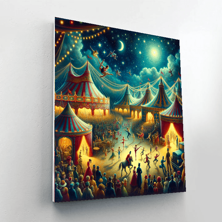 Midnight Circus Extravaganza Painting Number Kit