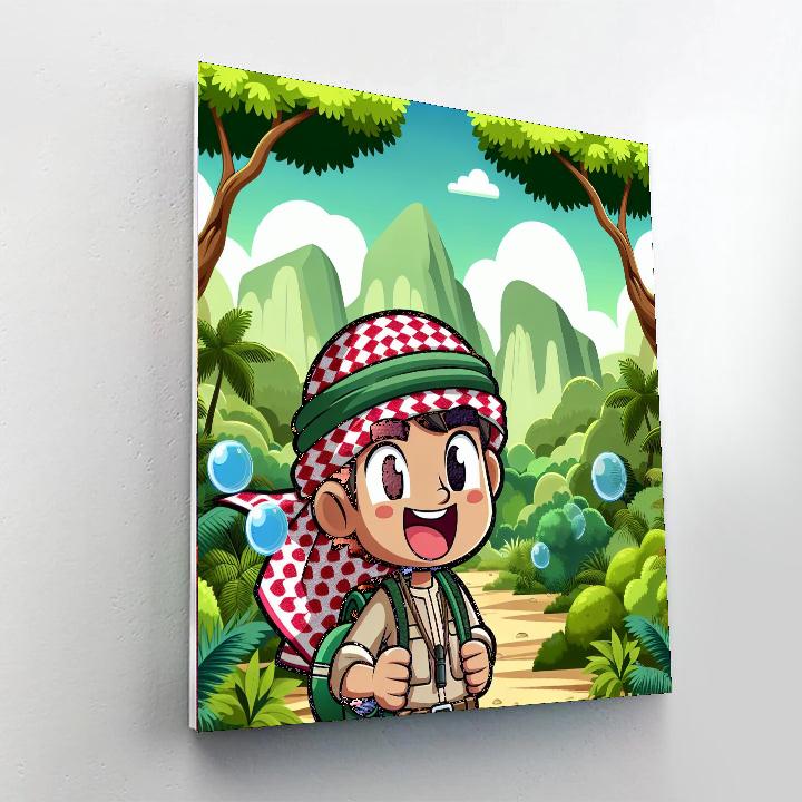 Rainforest Explorer Trek DIY Paint By Numbers