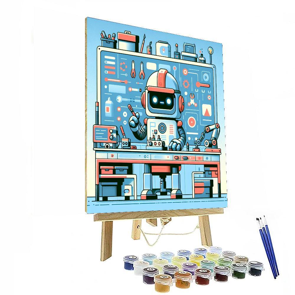 Robot Engineer's Quest Paint By Color