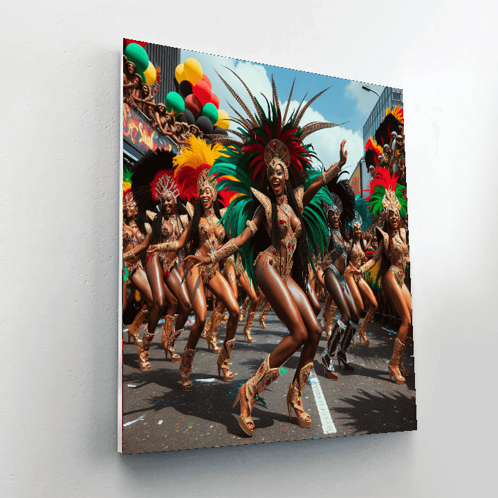 Kingston Carnival - Jamaica Paint By Number