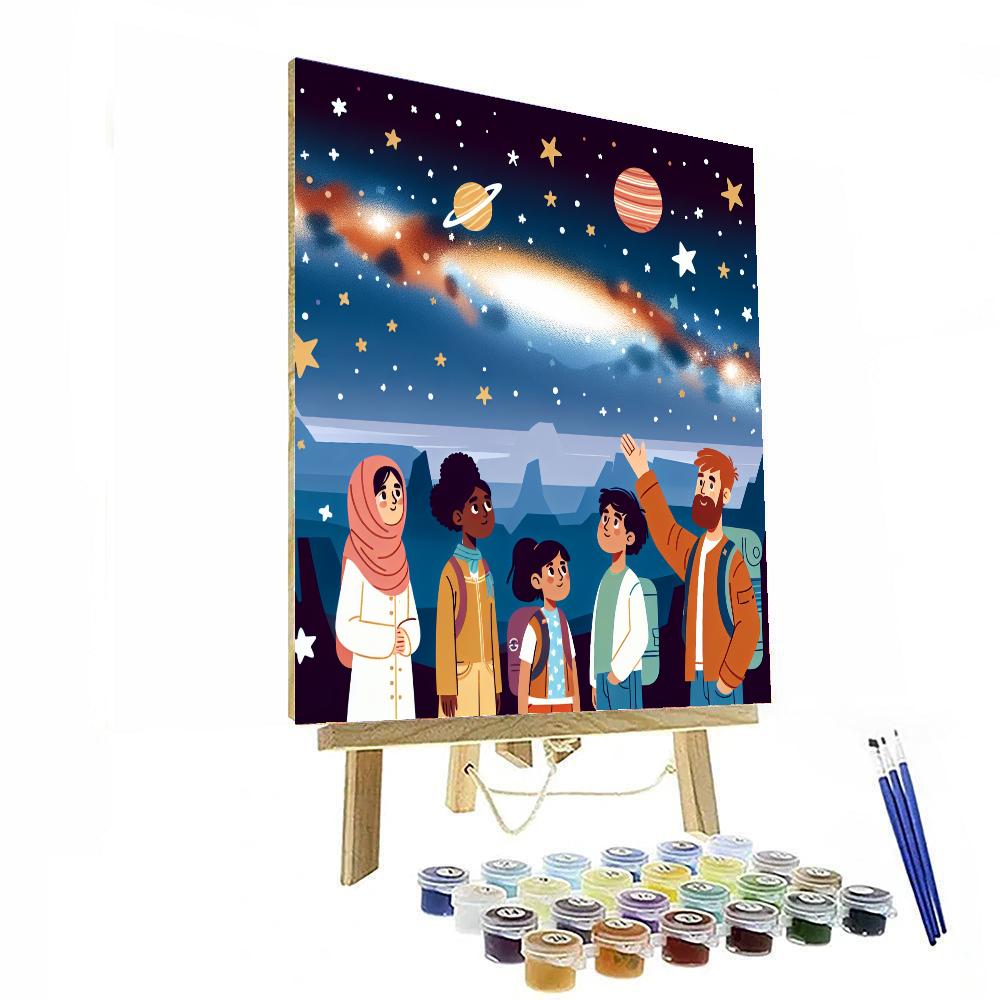 Galaxy Star Watch Paint By Color