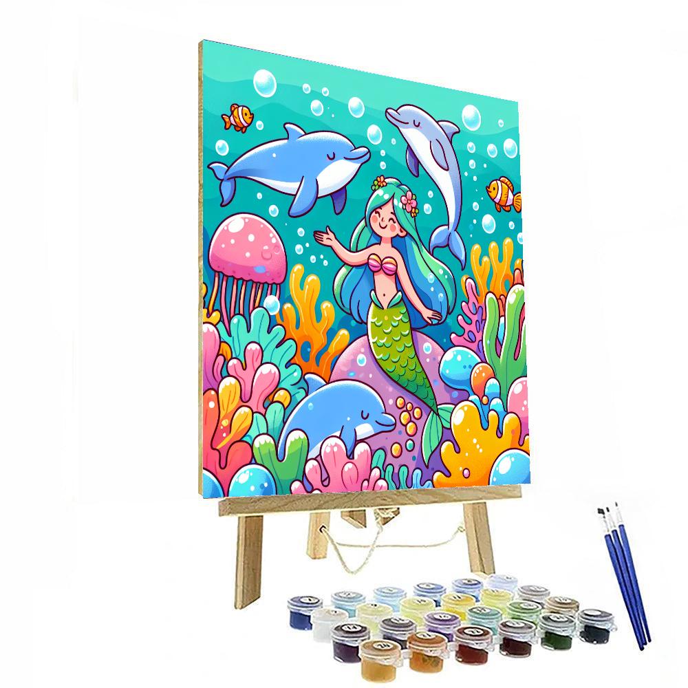 Enchanted Ocean Realm Painting Number Kit