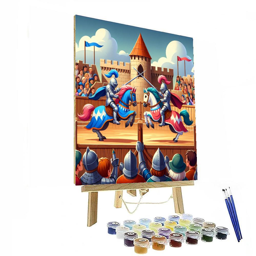 Knights' Tournament Painting By Numbers Kit