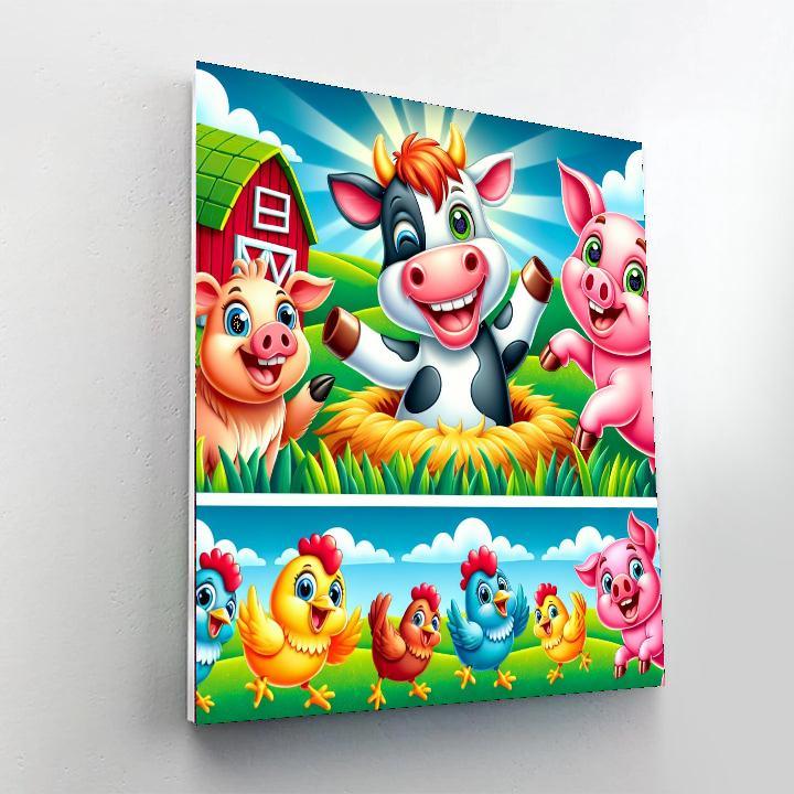 Friendly Farm Adventures Paint By Number