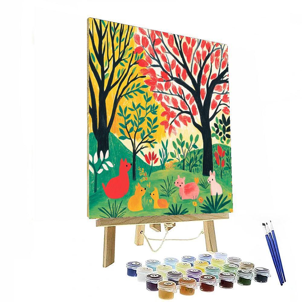 Henri Matisse Inspired Joyful Companions  Paint By Numbers