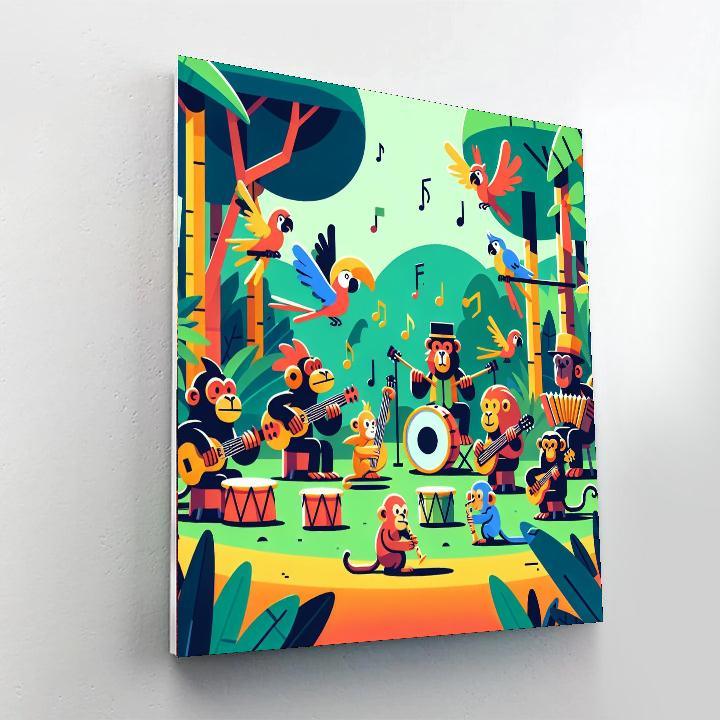 Jungle Jam Adventure Paint By Numbers