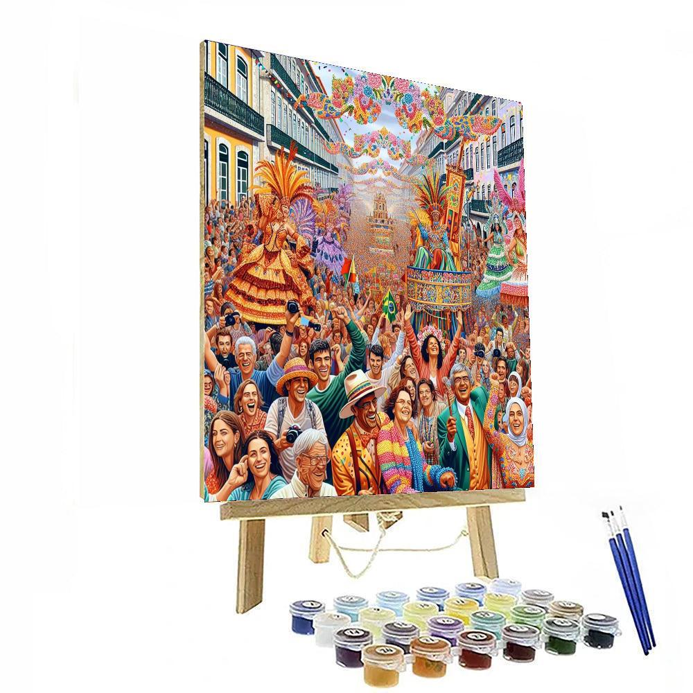 Lisbon Carnival DIY Paint By Numbers