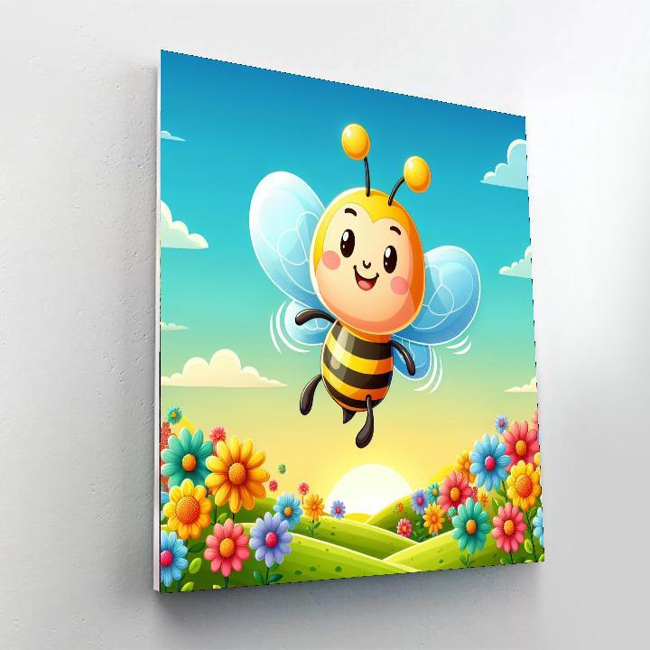 Busy Bee Adventure Painting Number Kit