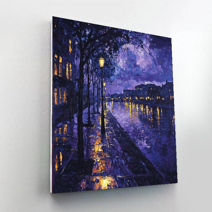 Edgar Degas Inspired Midnight Echoes  Paint By Numbers Kits
