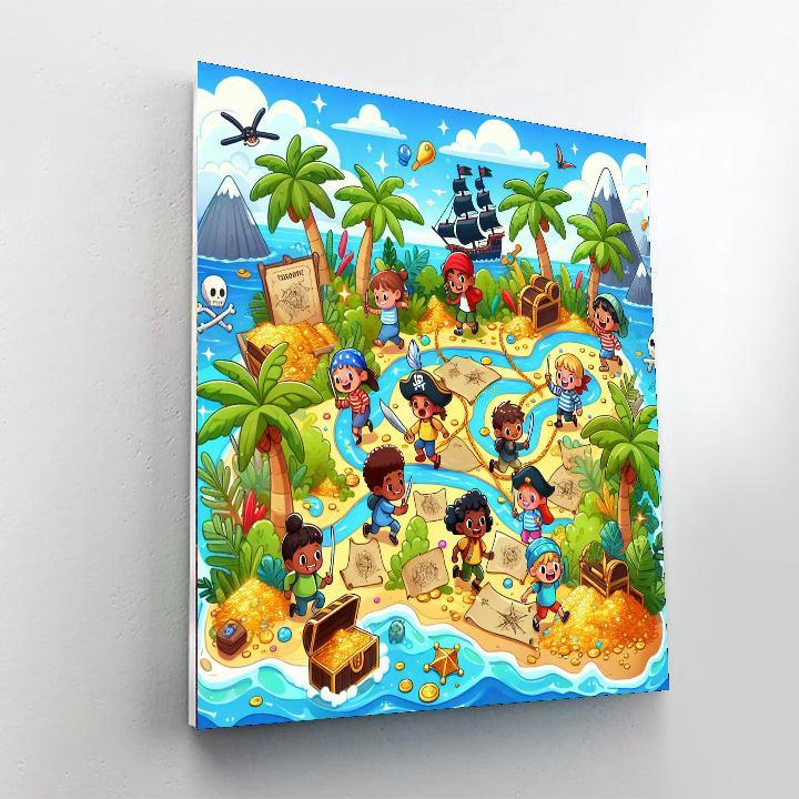 Pirate Island Quest Paint By Numbers