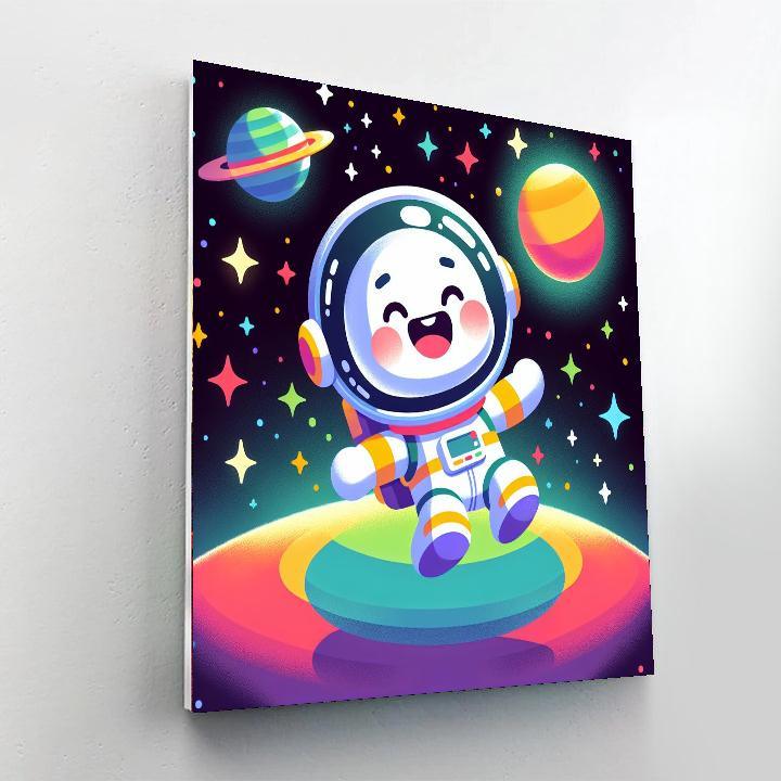 Jolly Space Explorer DIY Paint By Numbers