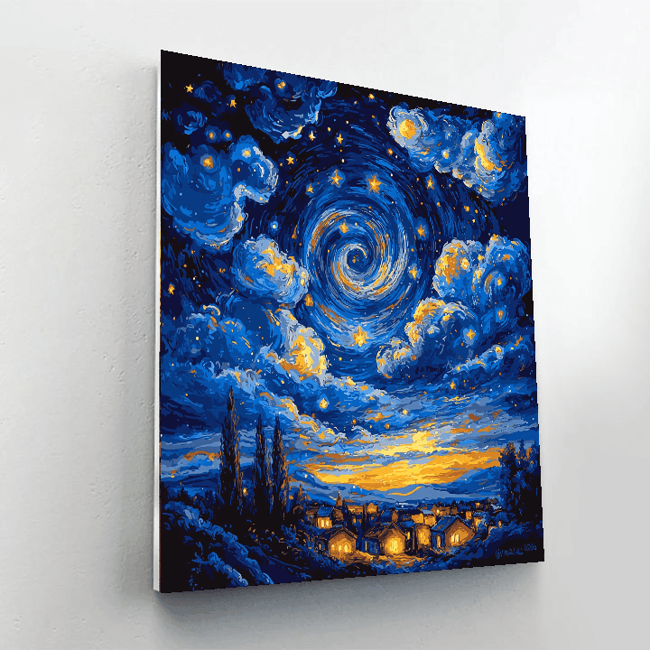 Vincent Van Gogh Inspired Starry Sky Dream  Paint By Number