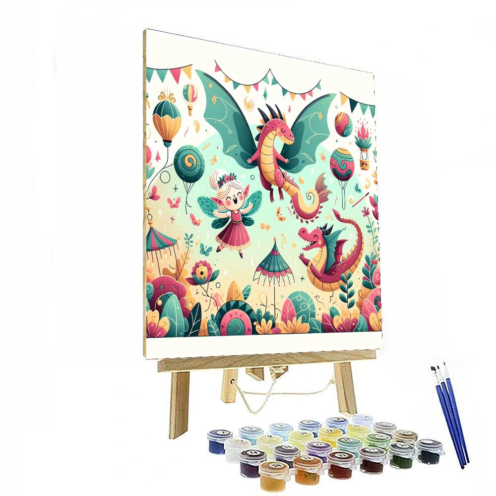 Fantasy Festival Fiesta Number Painting