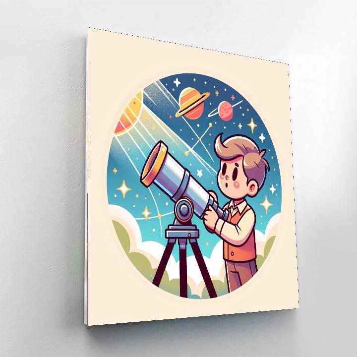 Astronomical Stargazing Adventure Paint By Numbers Kits