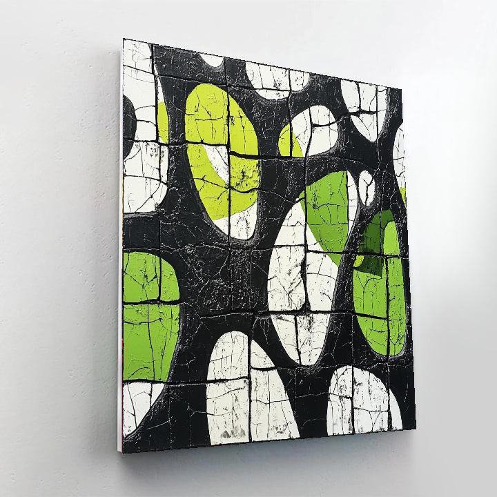 Banksy Inspired Through The Cracks  Number Painting