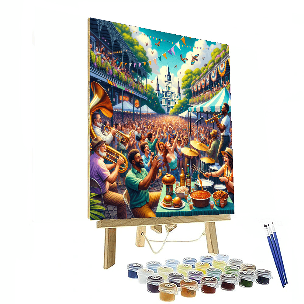 New Orleans Jazz & Heritage Festival - Usa Paint By Numbers Art