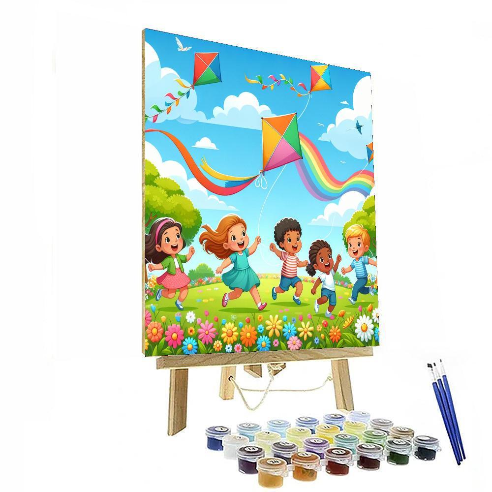 Kite Flying Adventure Paint By Color