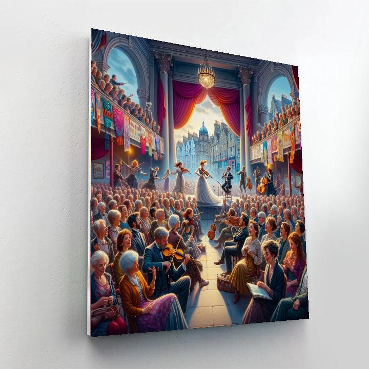 Edinburgh International Festival - Edinburgh DIY Paint By Numbers