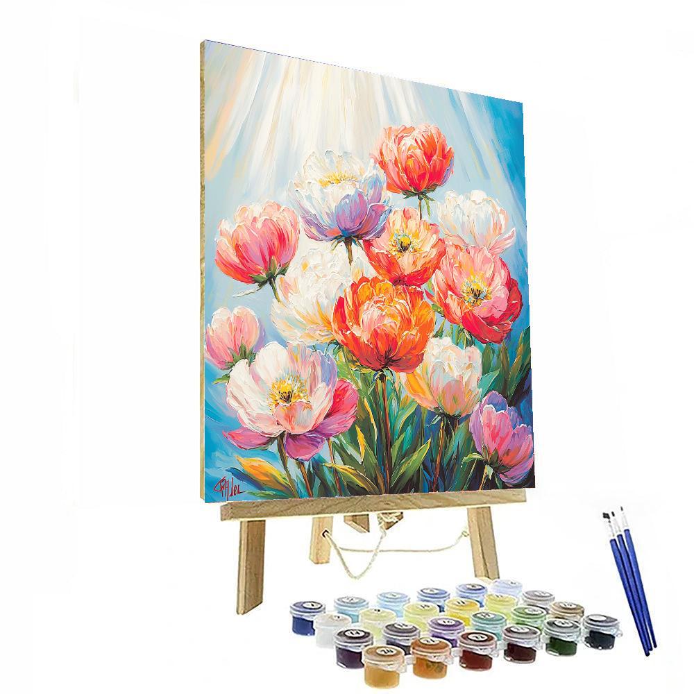 Dancing Among The Flowers Paint By Numbers