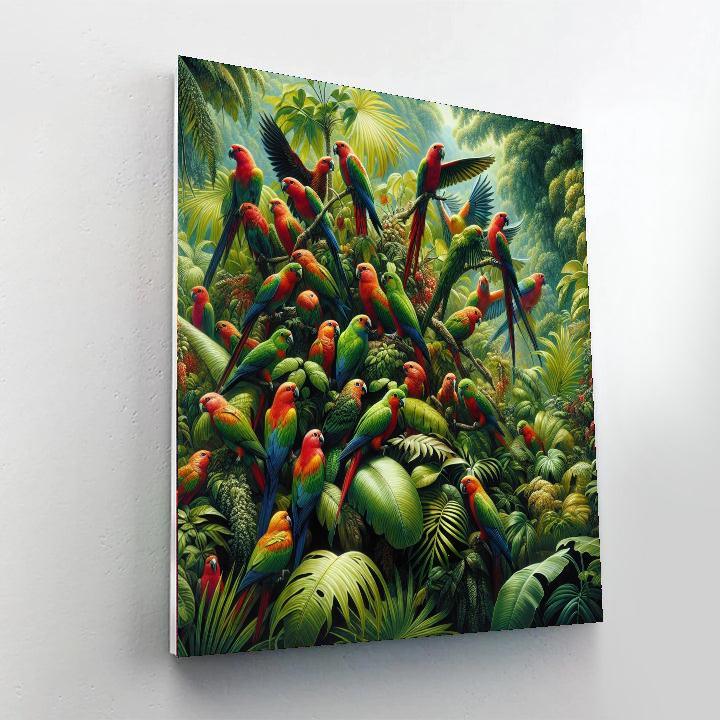 Tropical Rainforest Rhapsody Paint By Color