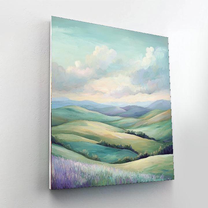 Paul Cézanne Inspired Ethereal Horizon  Painting By Numbers Kit