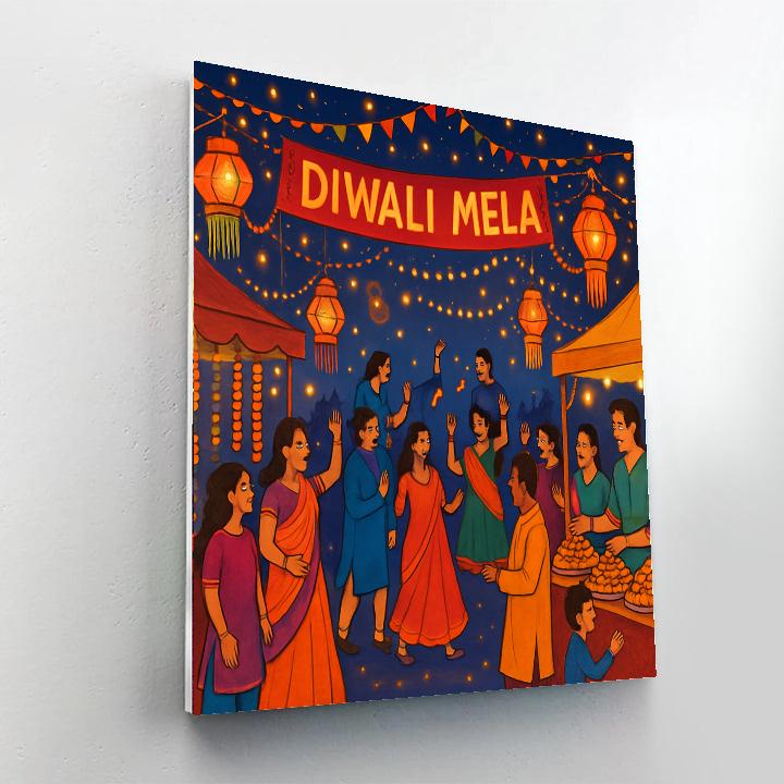 Diwali Mela - India Numbered Painting Kits