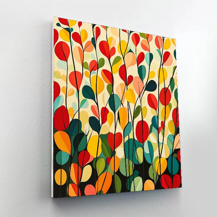 Joan Miró Inspired Mystical Garden Of Shapes  Paint By Numbers Art