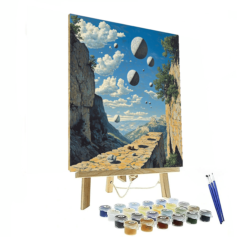 René Magritte Inspired Dreamlike Visions  Paint By Numbers Kits