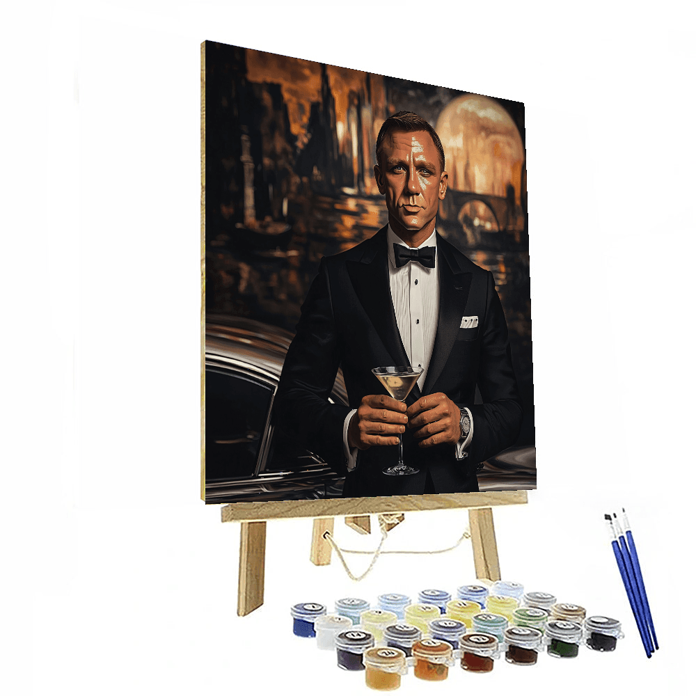 Daniel Craig: The Elegance Of The Bond Legacy Paint By Numbers Kits
