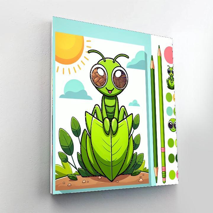 Mighty Mantis Painting Number Kit