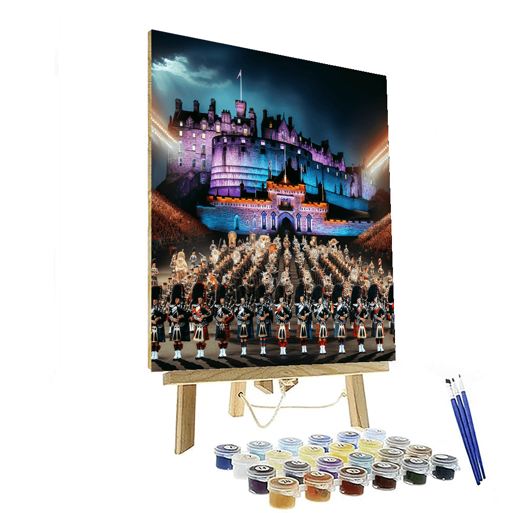 Royal Edinburgh Military Tattoo - Scotland Painting By Numbers Kit
