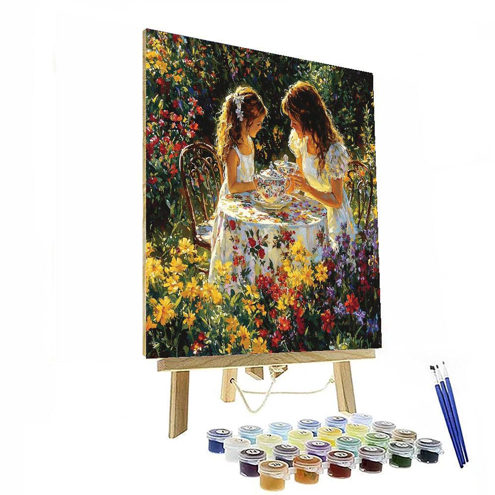 Mother's Day Tea Party Paint By Number