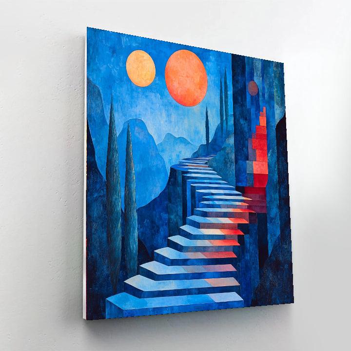 Paul Klee Inspired Ethereal Fantasies  Numbered Painting Kits