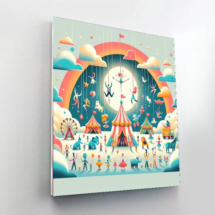 Circus In The Sky Paint By Color