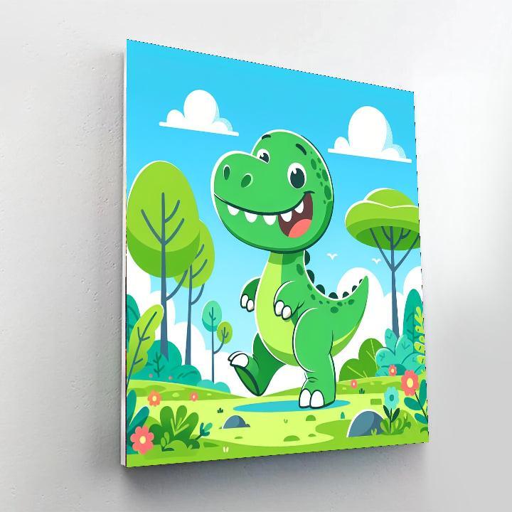 Adventure Dinosaur Paint By Numbers