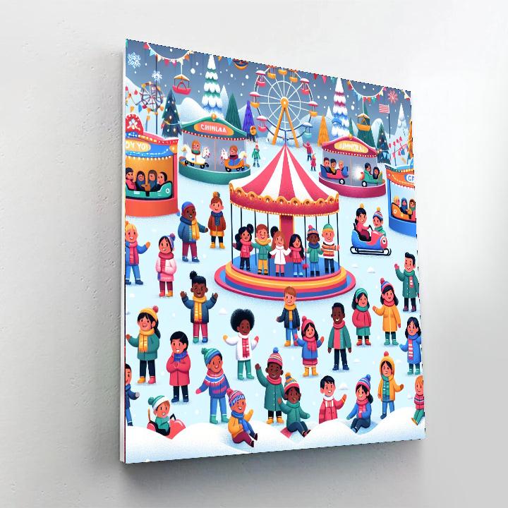 Winter Carnival DIY Paint By Numbers