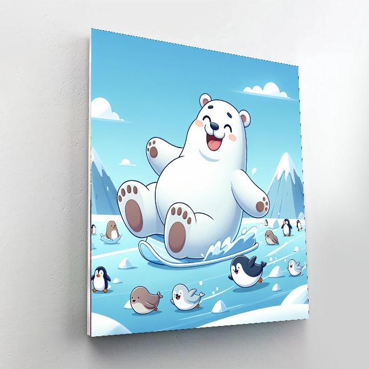 Adventures In The Arctic Painting Number Kit