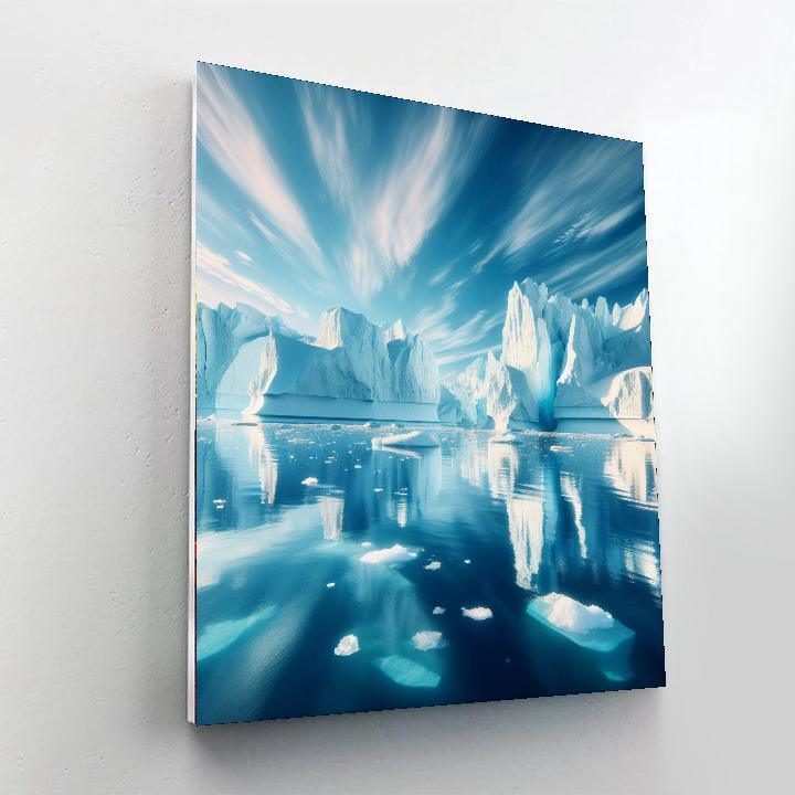 Glacial Adventure Escape Numbered Painting Kits