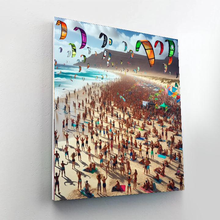 Kitesurfing World Cup - Fuerteventura Paint By Numbers