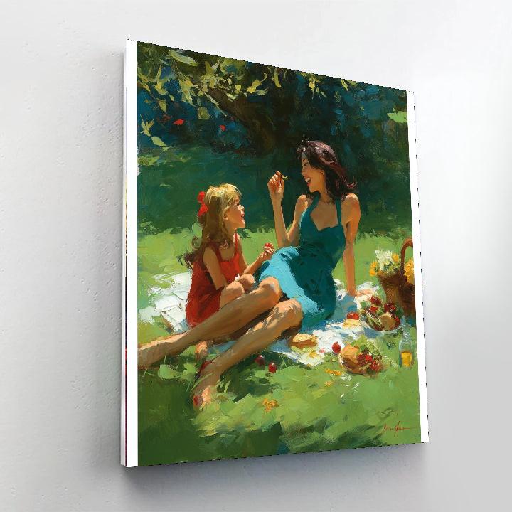 An Afternoon In The Park Paint By Numbers