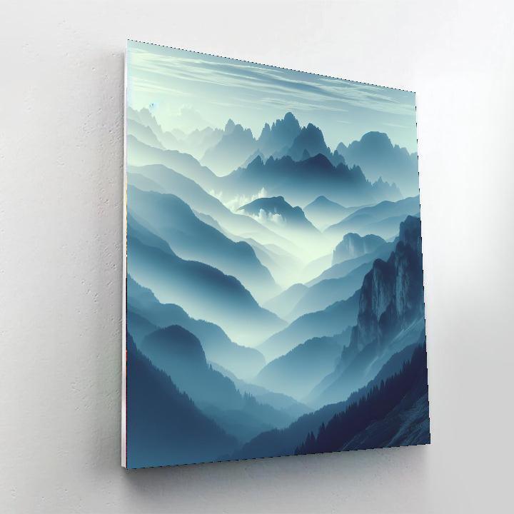 Misty Mountain Refuge Numbered Painting Kits
