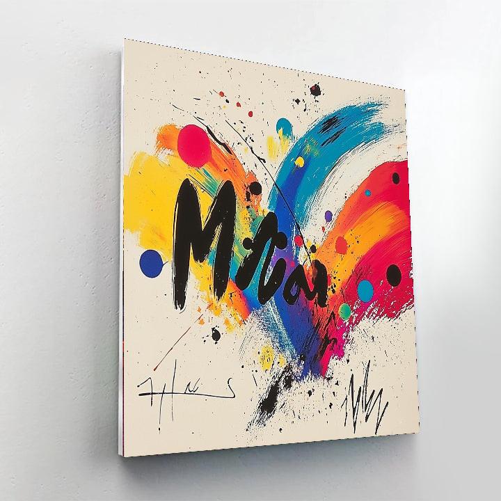 Joan Miró Inspired Joyful Crescendos  Paint By Color