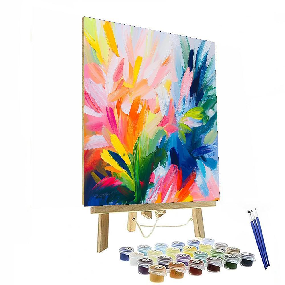 Paul Cézanne Inspired Spectral Lightplay  Paint By Numbers Art