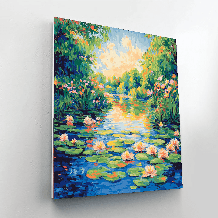 Claude Monet Inspired Monet's Spring Awakening  Paint By Numbers Kits