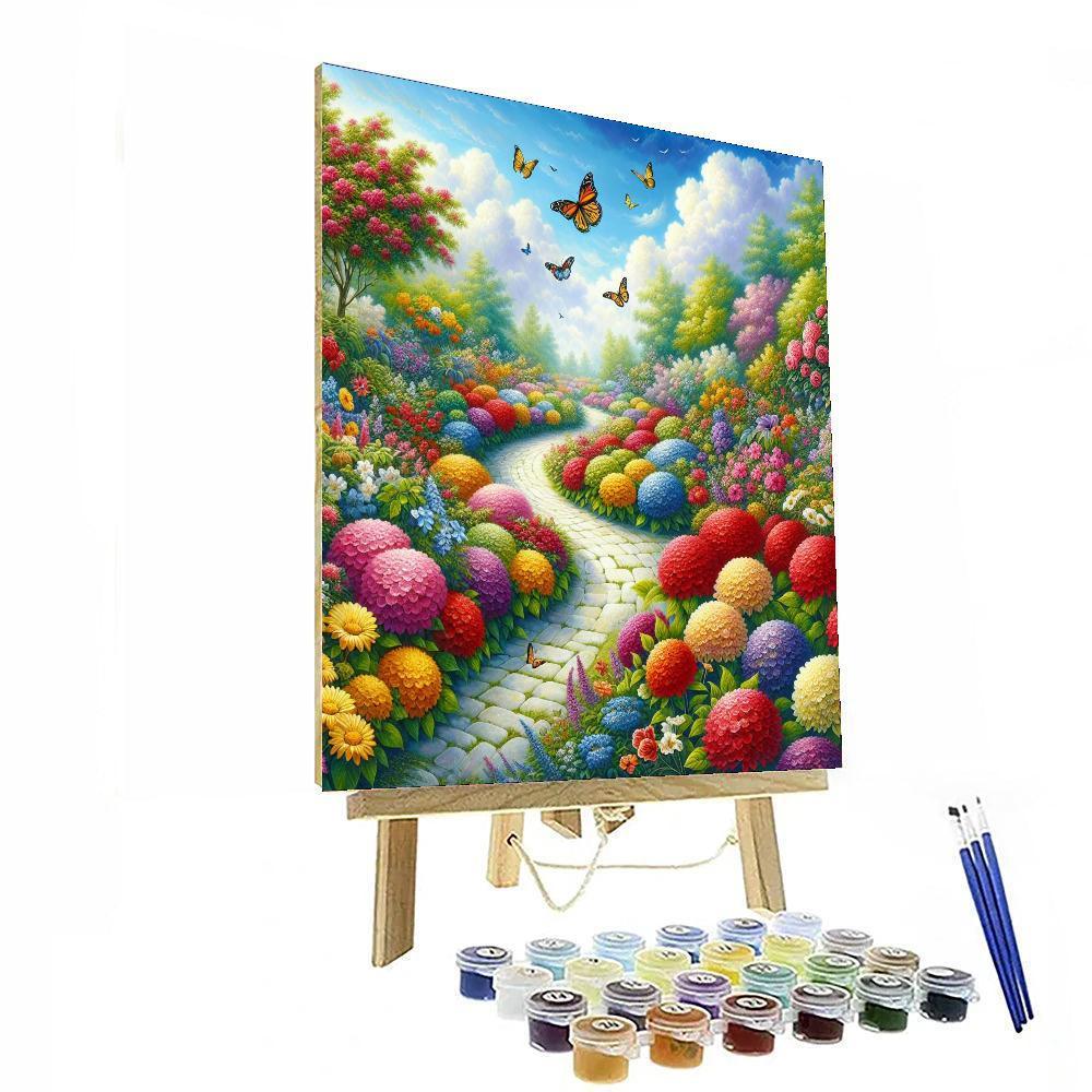 Colorful Garden Path - DIY Painting By Numbers Kit – Artistry Rack