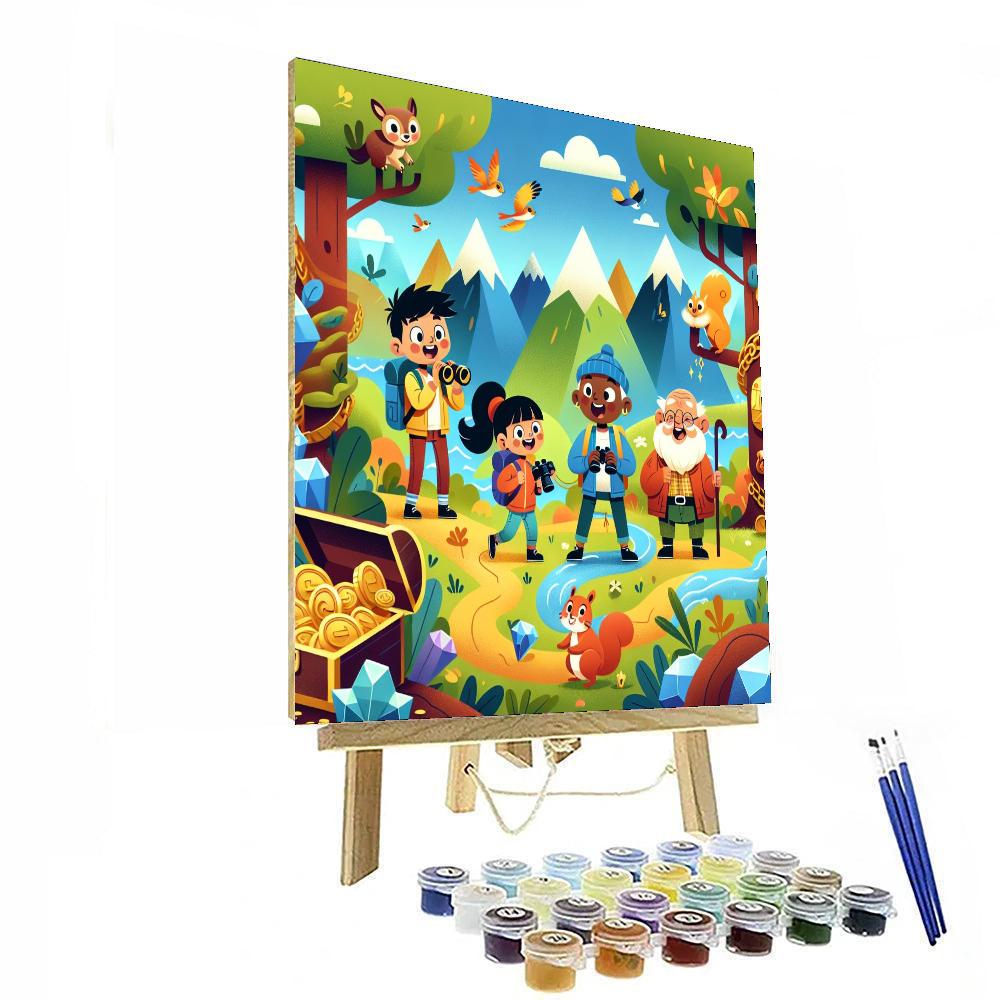 The Adventure Of Little Explorers DIY Paint By Numbers