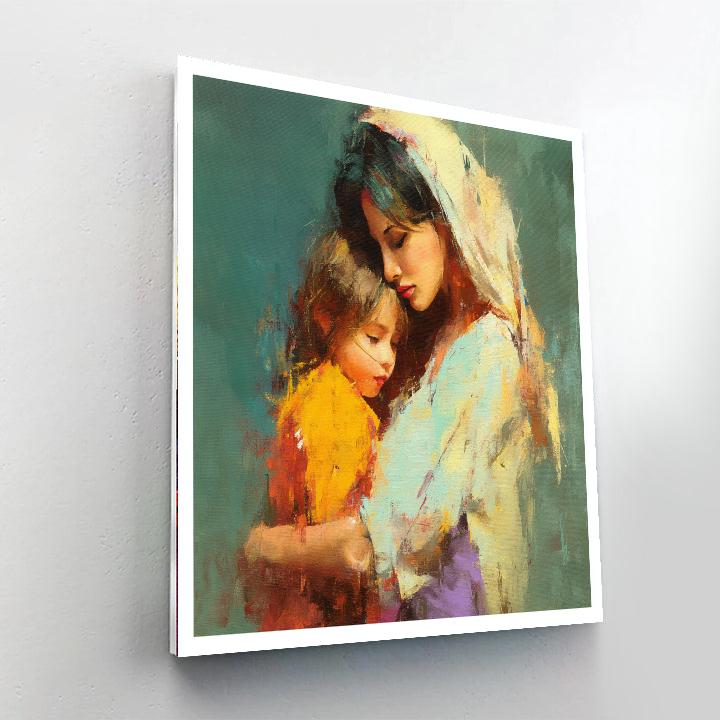 A Mother’s Gentle Smile Paint By Number