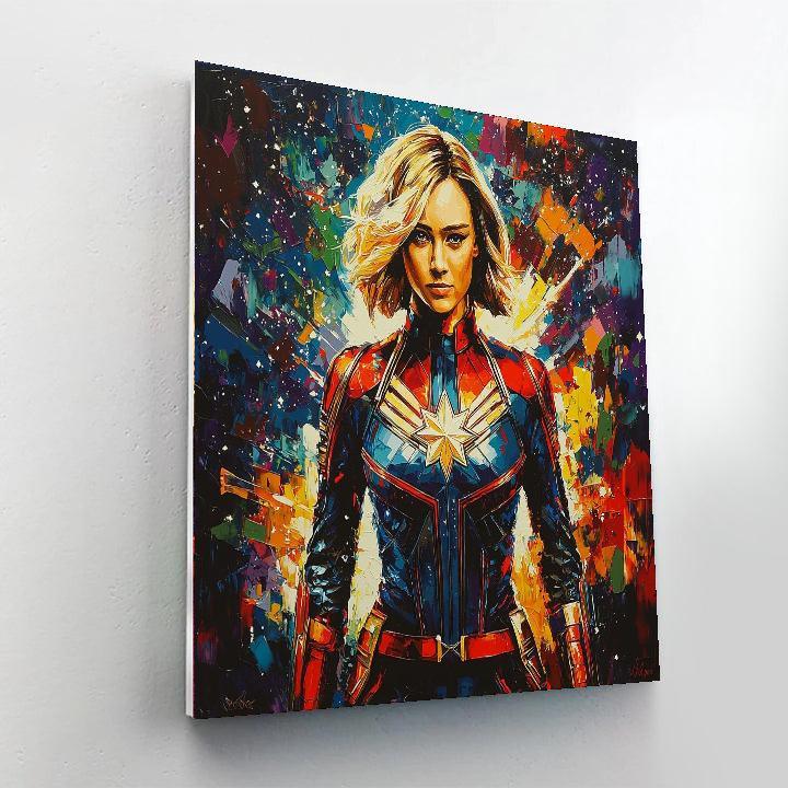 Brie Larson: The Strength Of Captain Marvel Unleashed Numbered Painting Kits