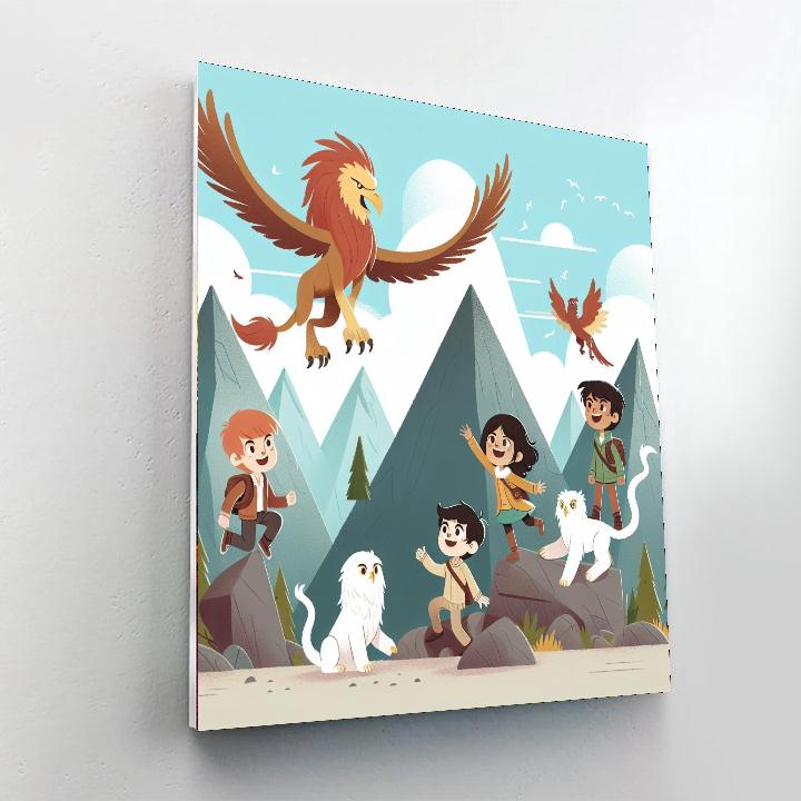 Mountain Magic Paint By Color